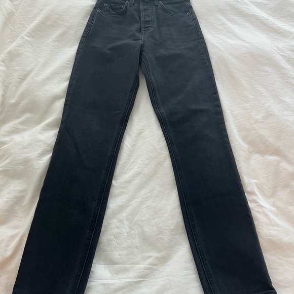 GRLFRND Black Highrise Skinny Denim Sz 24 - Picture 8 of 8